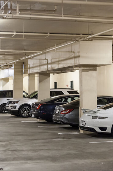 PARKING - Underground, hasle-free, ample parking for your guests.